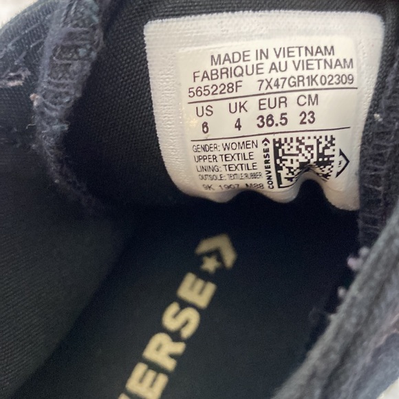 Converse All Star Madison mid top black shoes - Picture 5 of 9